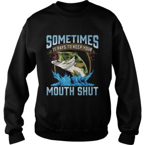 Catching Fish Keep Your Mouth Shut Fisherman Quote shirt 2