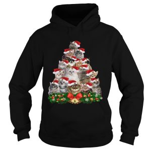 Cats And Christmas Tree shirt 1