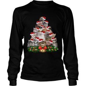 Cats And Christmas Tree shirt 2