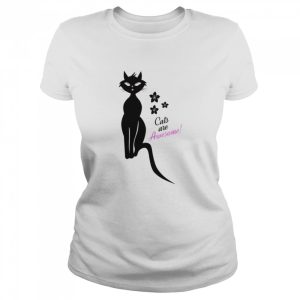 Cats Are Awesome Posh Kitty Cat Shirt 2