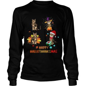 Cats Happy Hallothanksmas shirt 2