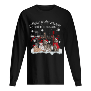 Cats Jesus is the reason for the season Christmas shirt 1