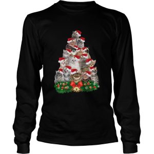 Cats Tree Merry Christmas shirt 2