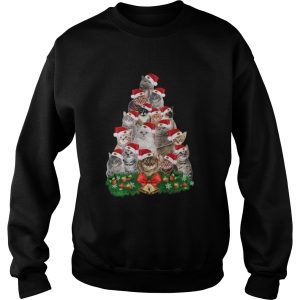 Cats Tree Merry Christmas shirt 3