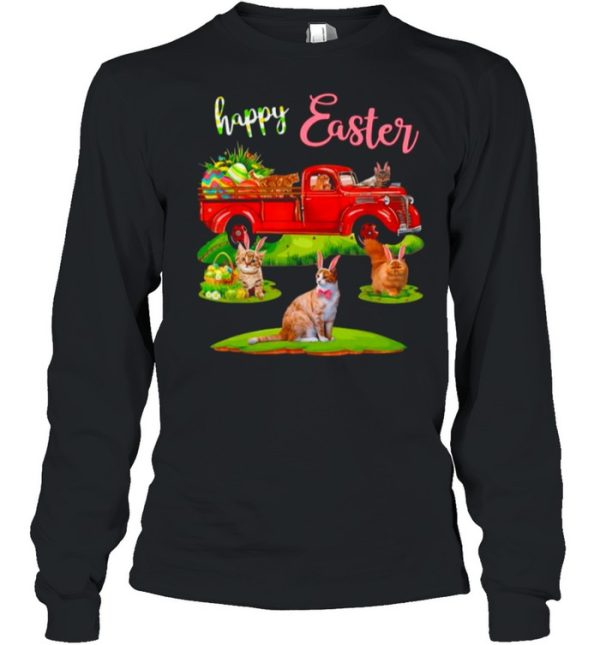 Cats Truck Drive Happy Easter 2021 shirt