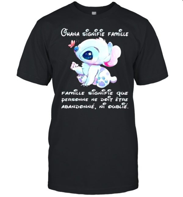 Chana Signifie Famillie Personne Ne Doit Stitch shirt