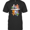 Characters Cartoon Water Reflection T-Shirt