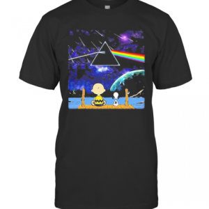 Charlie Brown And Snoopy Seeing Pink Floyd Band T-Shirt