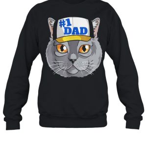 Chartreux Cat 1 Dad Father's Day Shirt 2