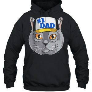 Chartreux Cat 1 Dad Father's Day Shirt 3