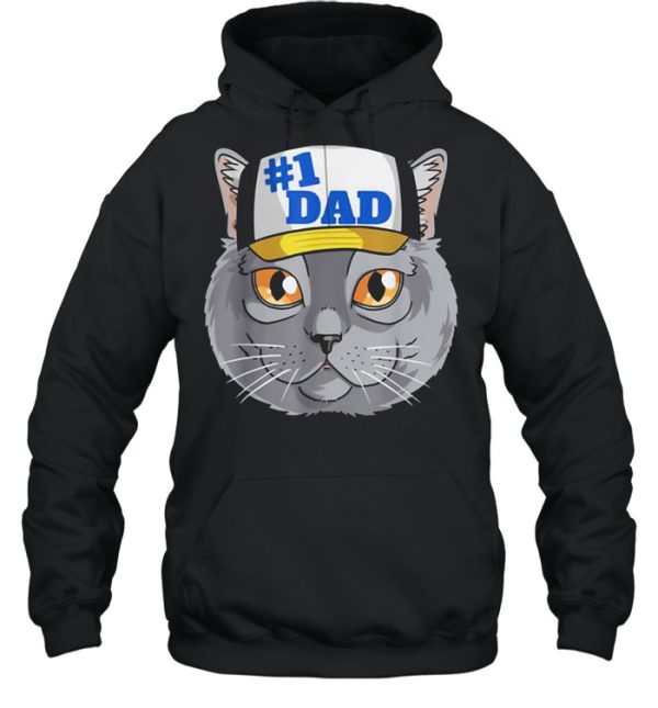 Chartreux Cat #1 Dad Father’s Day Shirt