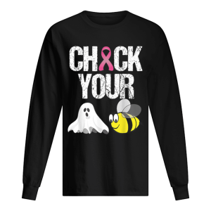 Check Your Boo Bees Funny Breast Cancer Halloween shirt 1