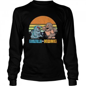 Chibi Godzilla Vs Kong Movie 2021 Vintage Retro shirt 1