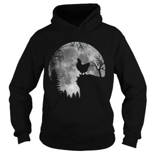 Chicken Black Moon Halloween shirt