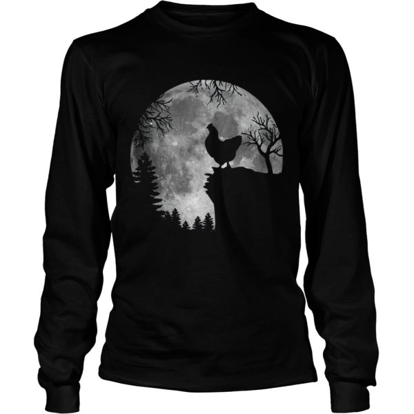 Chicken Black Moon Halloween shirt