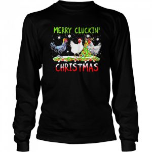 Chicken Christmas Merry Cluckin Christmas Sweater Shirt 3