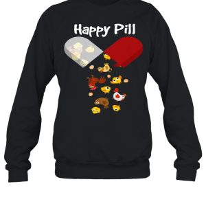 Chicken Happy Pill Chicken Mom Dad Gifts shirt