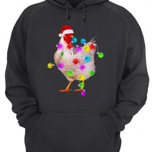 Chicken With Christmas Light shirt 3