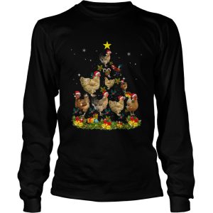 Chickens Tree Christmas shirt 2