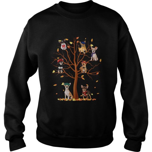 Chihuahua Fall Tree shirt