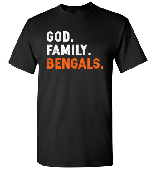 Christian Dad Father Day Gift God Family Bengals Shirts