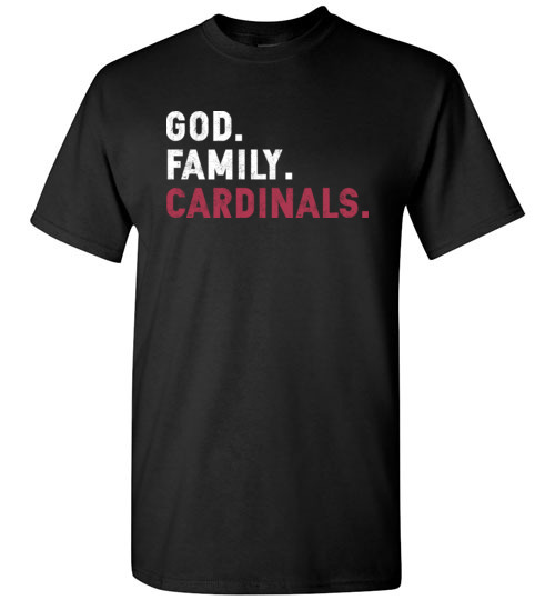 Christian Dad Father Day Gift God Family Cardinals Shirts