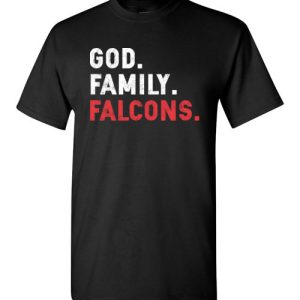 Christian Dad Father Day Gift God Family Falcons Shirts