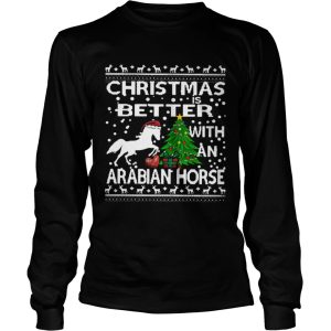 Christmas Is Better WIth An Arabian Horse Ugly shirt 2