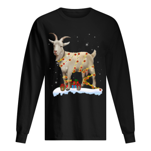 Christmas Lights Goat shirt 1