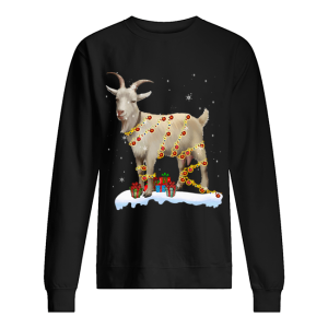 Christmas Lights Goat shirt 2