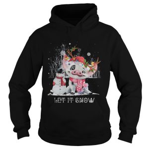 Christmas Pig Let It Snow shirt