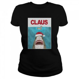 Christmas Santa Claus Shark Reindeer Humor shirt 2