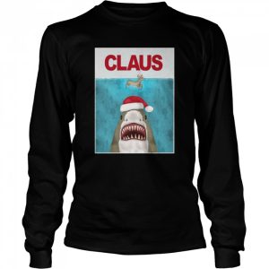 Christmas Santa Claus Shark Reindeer Humor shirt 3