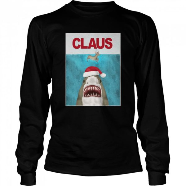 Christmas Santa Claus Shark Reindeer Humor shirt