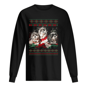 Christmas Shih Tzu Ugly T Shirt 1