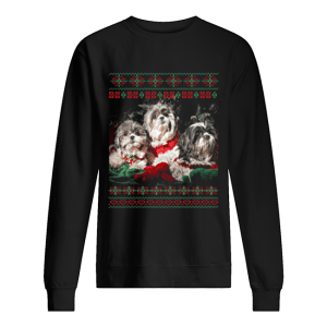 Christmas Shih Tzu Ugly T Shirt 2