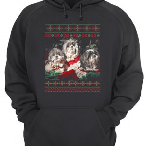 Christmas Shih Tzu Ugly T Shirt 3