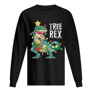 Christmas Shirts for Boys Kids Dinosaur Tree Rex Pajamas Men T Shirt 1