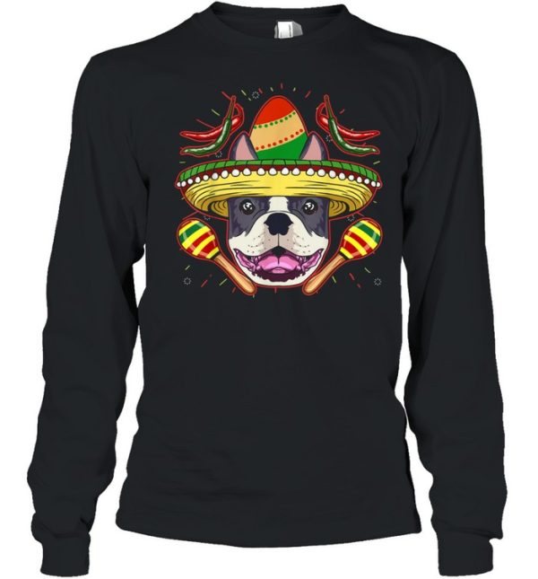 Cinco De Mayo Dog Boston Terrier Shirt