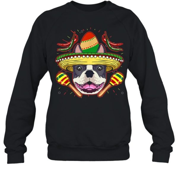 Cinco De Mayo Dog Boston Terrier Shirt