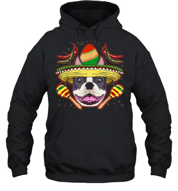 Cinco De Mayo Dog Boston Terrier Shirt