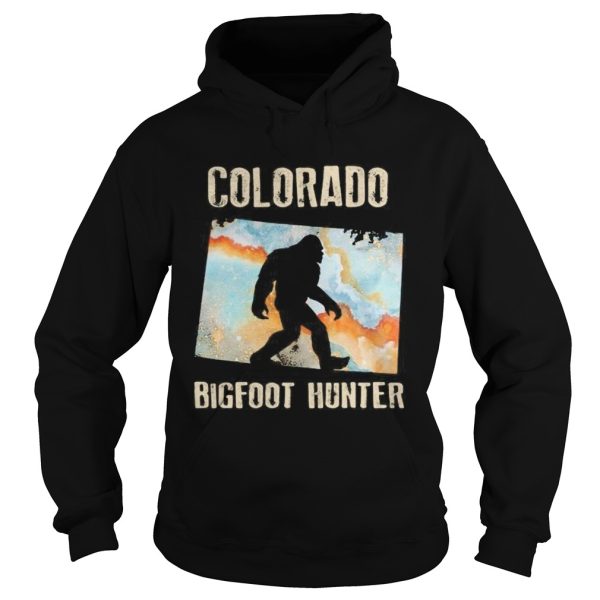 Colorado bigfoot hunter sunset shirt