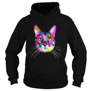 Colorful Cute Kitty Adoption Cat Shirt for kitten lovers T Shirt 1