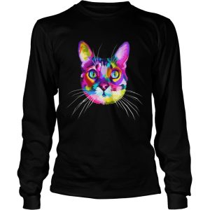 Colorful Cute Kitty Adoption Cat Shirt for kitten lovers T Shirt 2