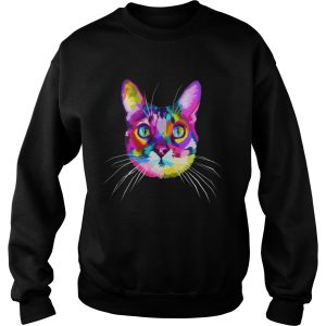 Colorful Cute Kitty Adoption Cat Shirt for kitten lovers T Shirt 3