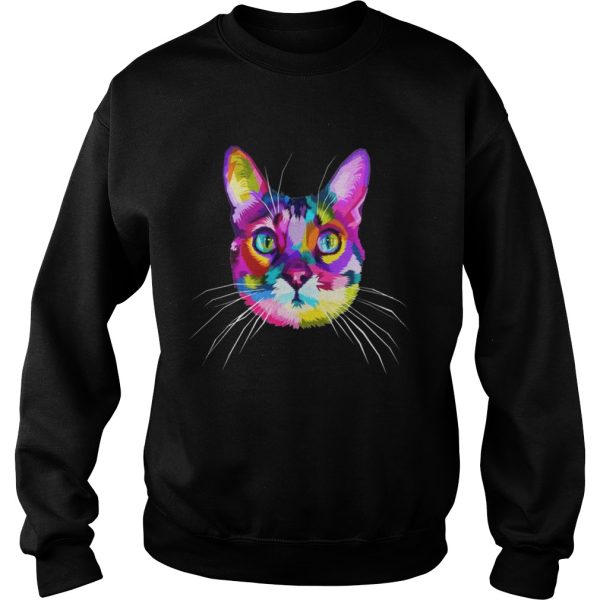 Colorful Cute Kitty Adoption Cat Shirt for kitten lovers T-Shirt