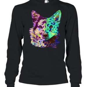 Colourful Splash Dog Mudi shirt 3