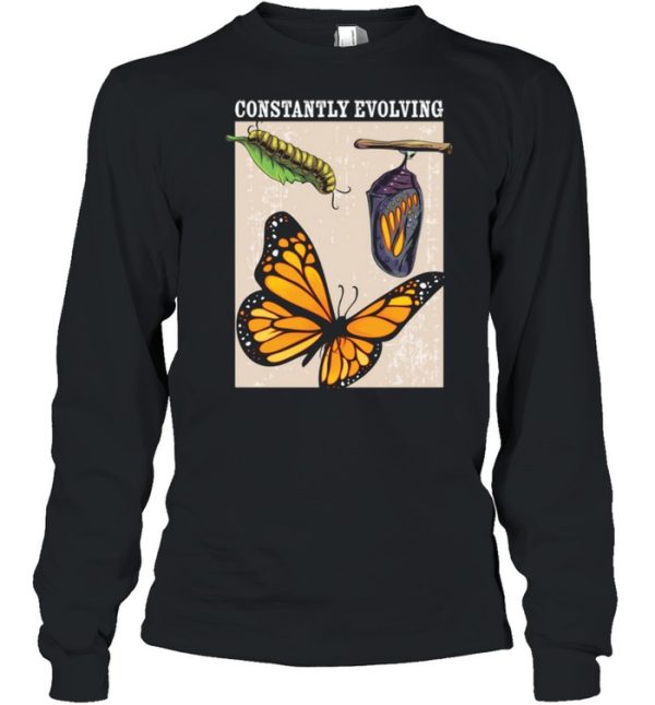 Constantly Evolving Monarch Butterfly Entomology Butterflies shirt