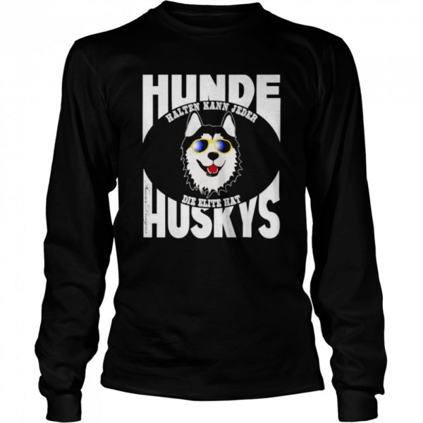 Cool Husky with Sunglasses Sleigh Dog Nordic Elite shirt