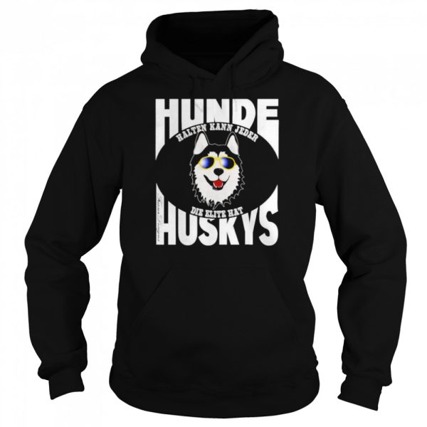 Cool Husky with Sunglasses Sleigh Dog Nordic Elite shirt